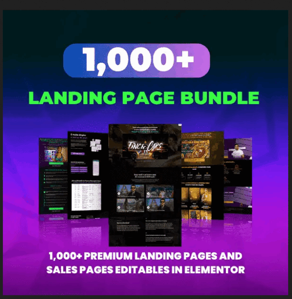 1000+ WordPress Landing Pages