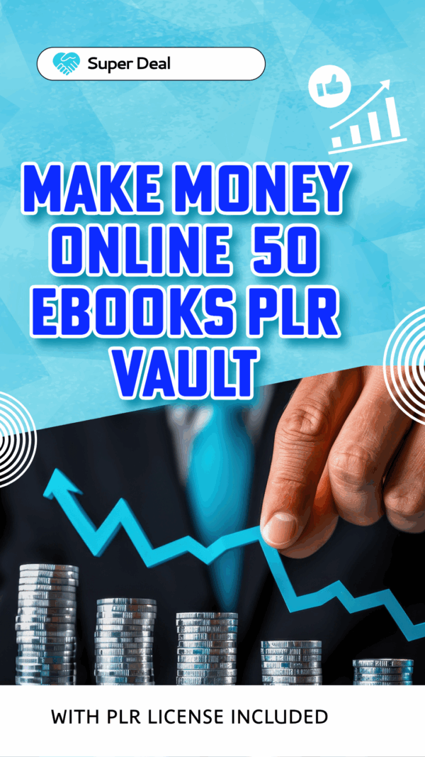 Make Money Online 50 Ebooks PLR Vault