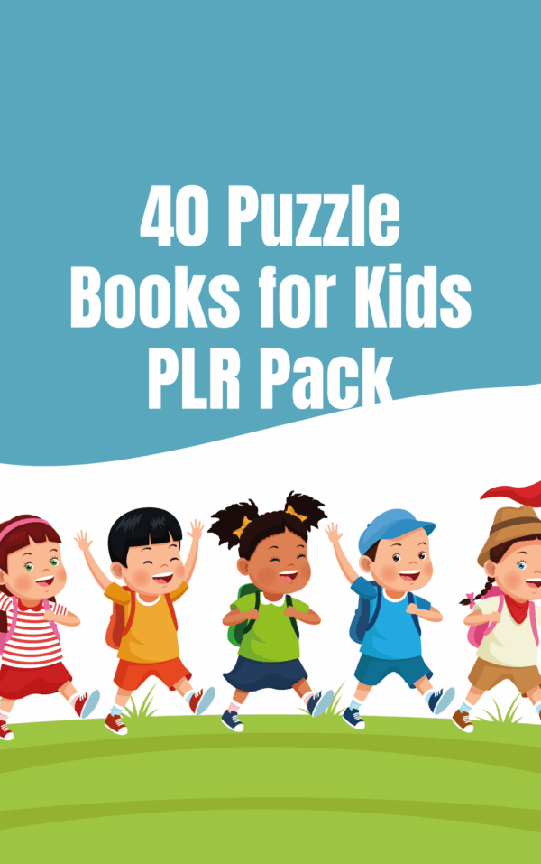 40 Puzzle Books for Kids PLR Pack