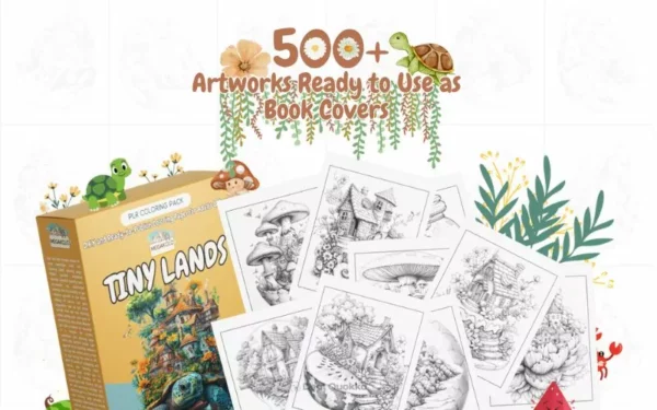 TinyLands Coloring Books