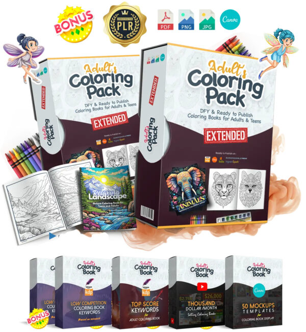 Adult Coloring Books Extended