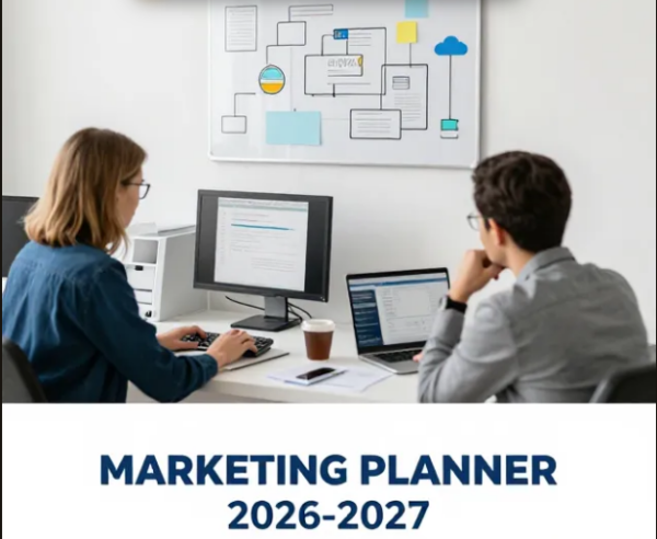 Marketing Planner 2026-2027: The 2-Year Social Media & Campaign Organizer