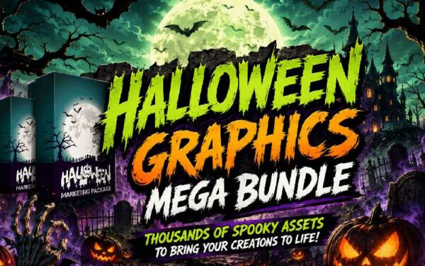 Halloween Graphics Mega Bundle (Photoshop)