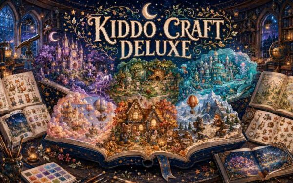 KiddoCraft V2 Deluxe - Children Canva Fairy Tale Story & Activity Books