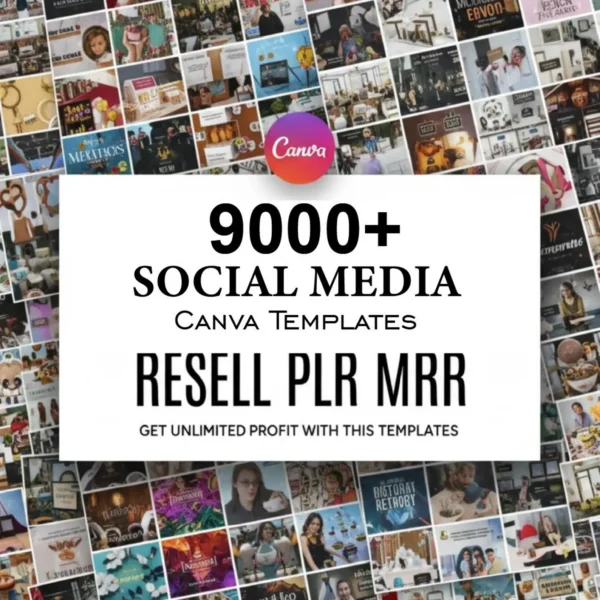Canva Templates - 9000+ PLR Mega Bundle
