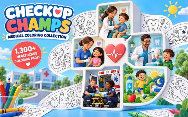 Checkup Champs Medical Coloring Collection
