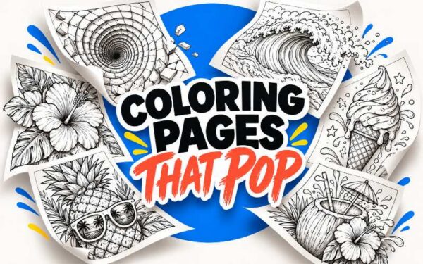 Optical Pop Coloring Studio